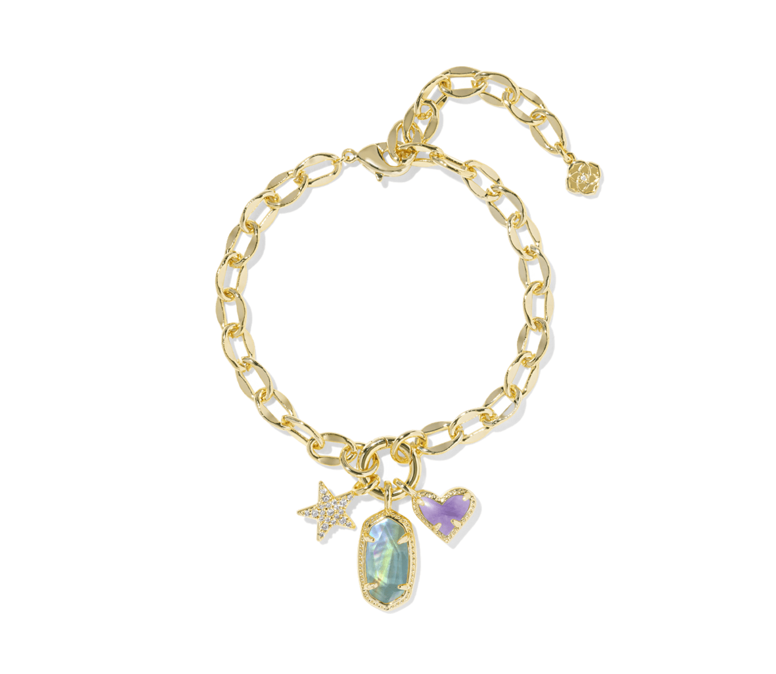 Ari Heart and Ellie Charm Bracelet
