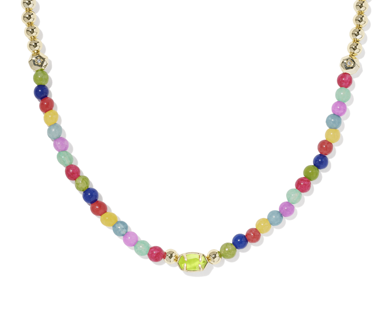 Emilie Stone Beaded Necklace
