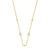 Emilie Two Stone Strand Necklace