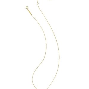 Abbie 14k Yellow Gold Pave Pendant Necklace - alternate view