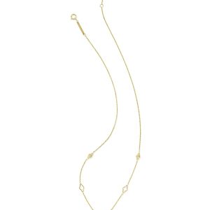 Abbie 14k Yellow Gold Pave Strand Necklace - alternate view