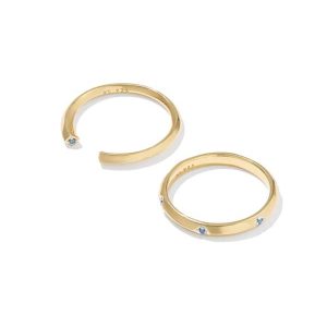 Alani 18k Gold Vermeil Ring Set - view 2
