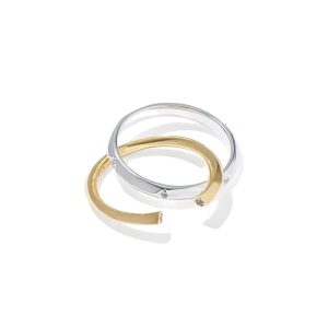 Alani Mixed Metal Ring Set - view 2