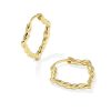 Alex Twist 18k Gold Vermeil Huggie Earrings
