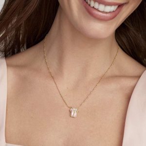 Ballet Gold Short Pendant Necklace - alternate view