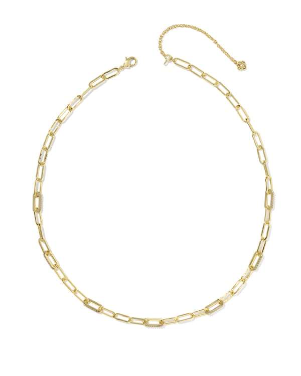 Bella Gold Chain Necklace - alternate view