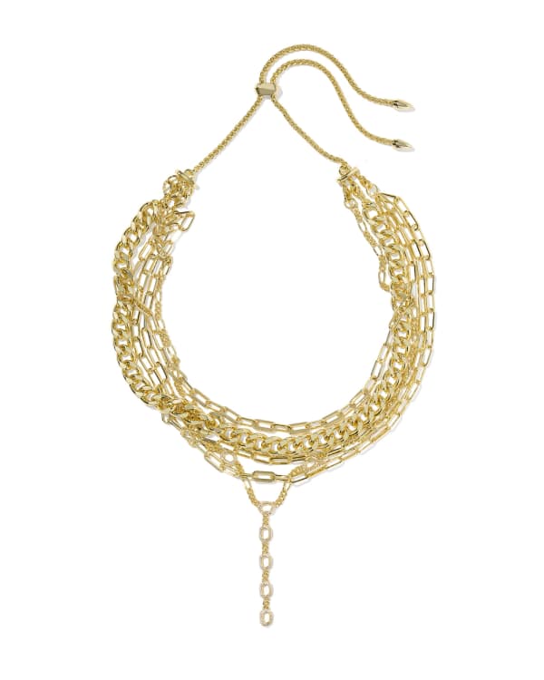 Bella Convertible Gold Statement Necklace