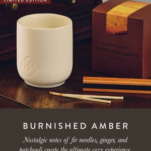 Burnished Amber Tumbler Candle - view 2