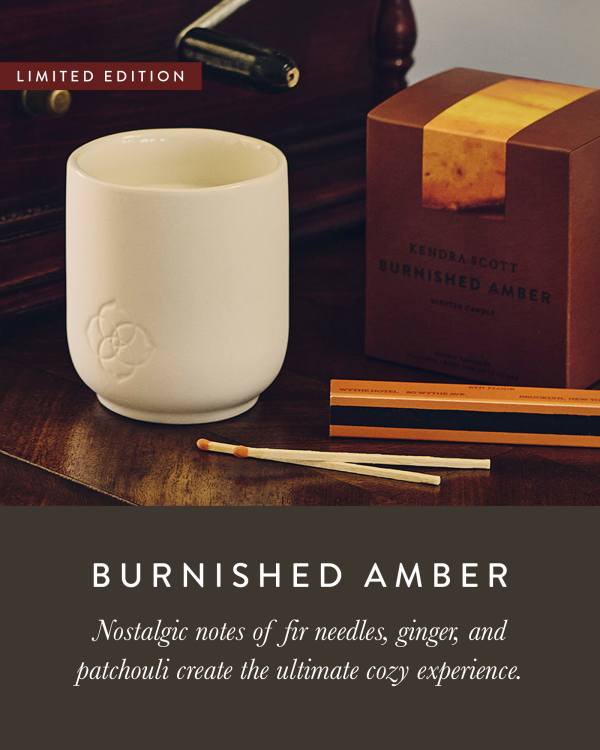 Burnished Amber Tumbler Candle - view 2