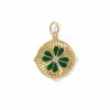 Clover 18k Gold Vermeil Charm