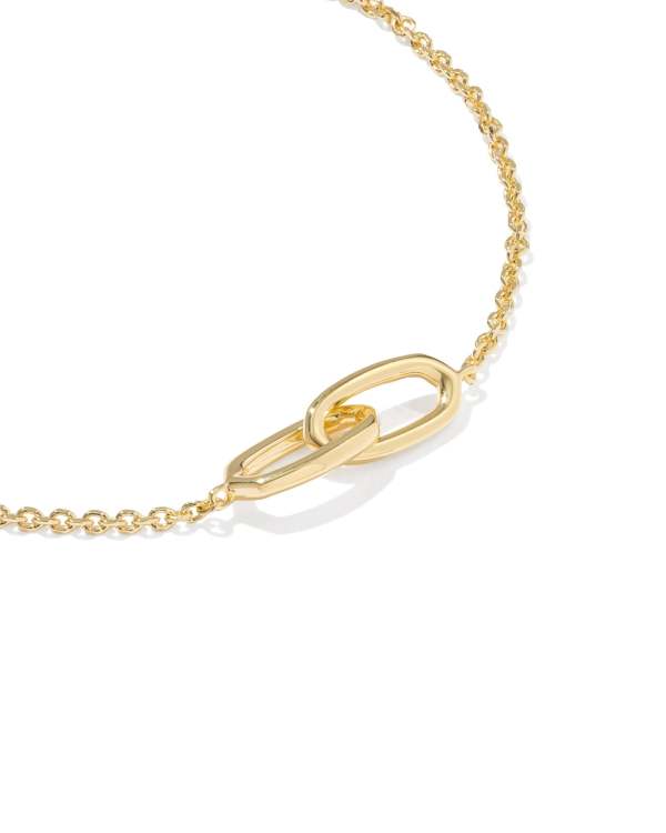 Danielle 18k Gold Vermeil Interlocking Bracelet - view 2