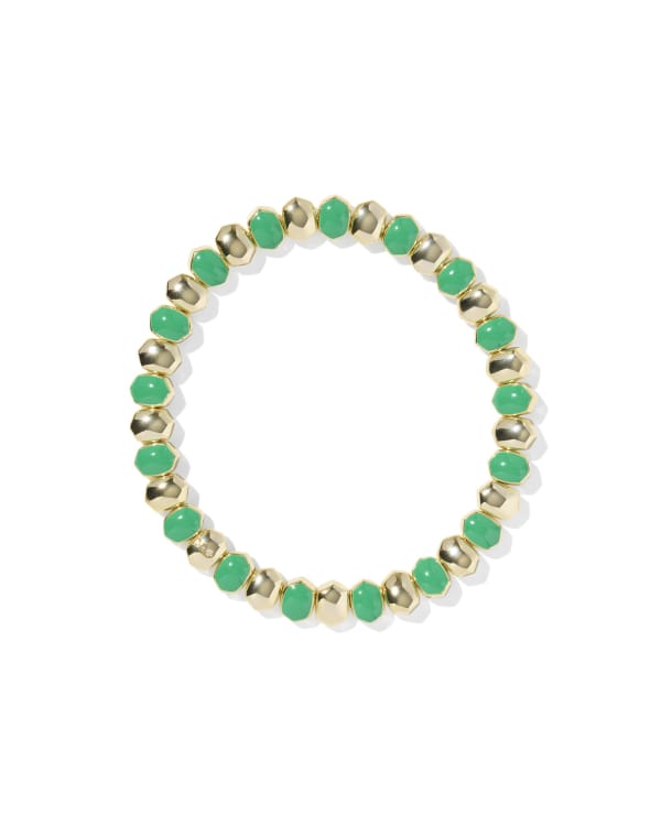 Daphne Enamel Gold Stretch Bracelet