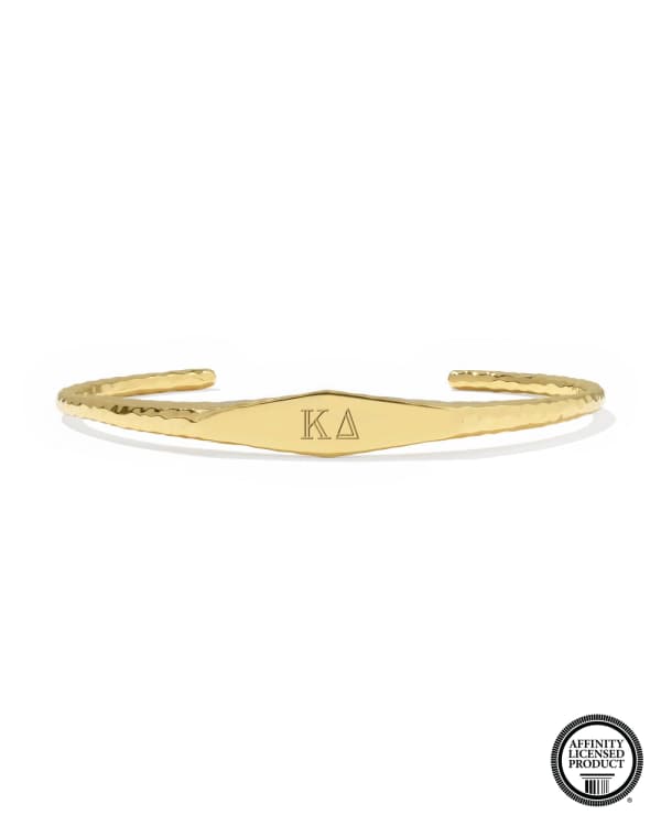 Kappa Delta 18k Yellow Gold Vermeil Davie Cuff Bracelet