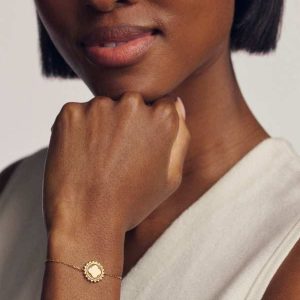 Dira Sun 18k Gold Vermeil Metal Chain Bracelet - view 2