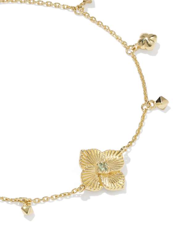 Dira Sunray 18k Gold Vermeil Delicate Chain Bracelet - view 2
