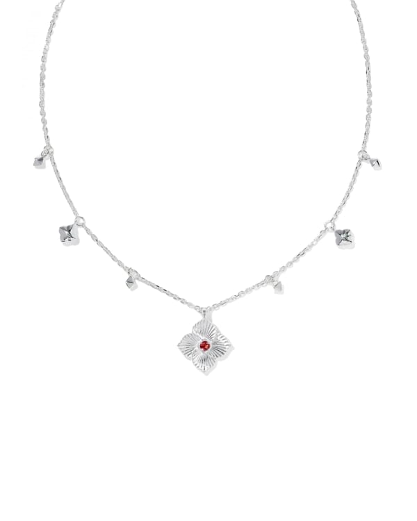 Dira Sunray Sterling Silver Short Pendant Necklace
