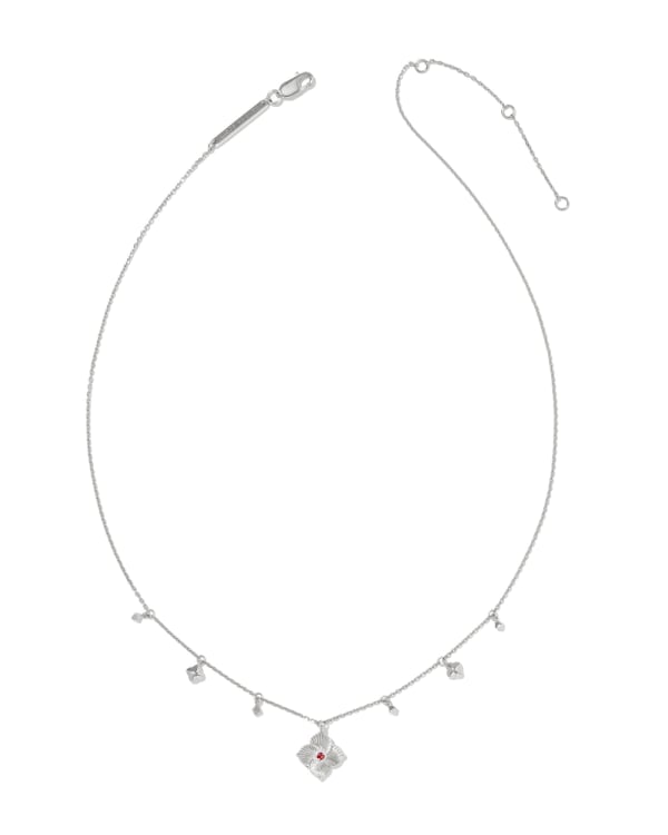 Dira Sunray Sterling Silver Short Pendant Necklace - alternate view