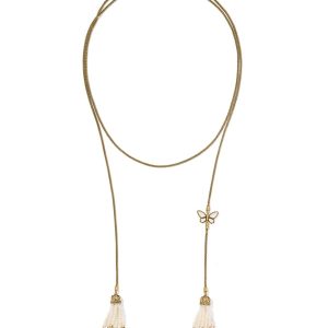 Dolly Parton x Kendra Scott Butterfly Vintage Gold Wrap Necklace
