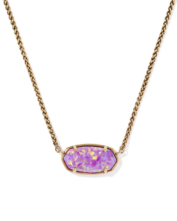 Dolly Parton x Kendra Scott Elisa Vintage Gold Short Pendant Necklace