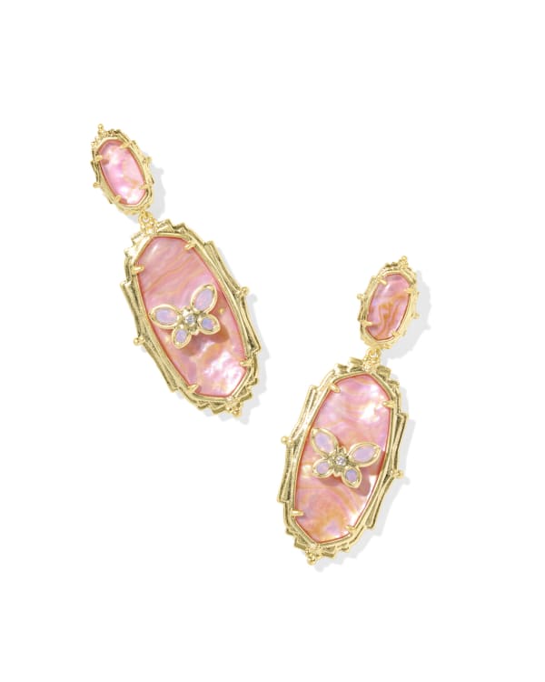 Dolly Parton x Kendra Scott Elle Butterfly Gold Statement Earrings