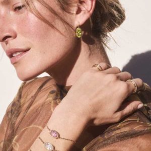 Elaina Luxe Gold Chain Bracelet - view 2