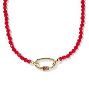 Emery Gold Beaded Strand Necklace