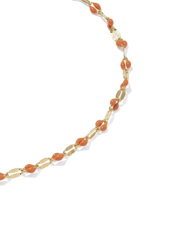 Enamel Mirror 18k Gold Vermeil Chain Bracelet - view 2