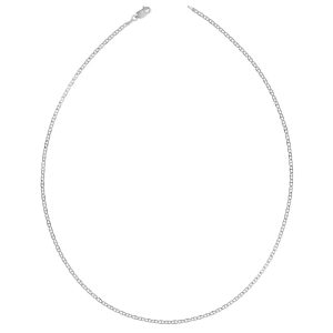 Hudson Oxidized Sterling Silver Chain Necklace