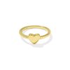Jasmine Heart Band Ring in 18k Gold Vermeil