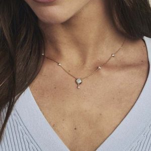 Kailyn 18k Gold Vermeil Strand Pendant Necklace - alternate view