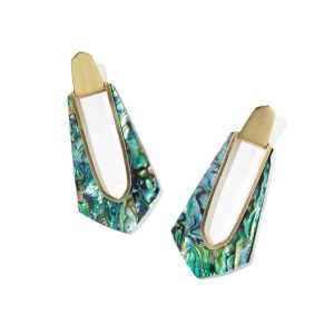 Kiernan Vintage Gold Statement Earrings