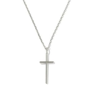 Large Sterling Silver Cross Pendant