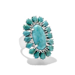 Wrangler® x Yellow Rose by Kendra Scott Laurel Vintage Silver Statement Ring