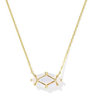 Lindy Rae Elisa Gold Short Pendant Necklace