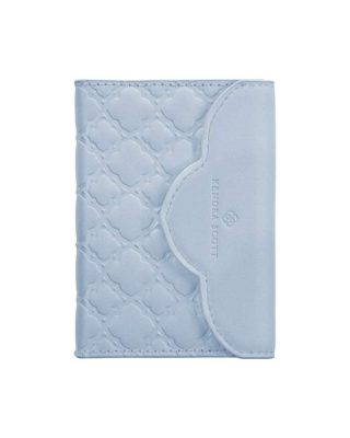 Magnetic Blue Trifold Wallet