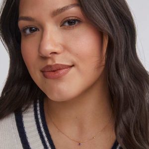 Maisie 18k Gold Vermeil September Pendant Necklace - view 2