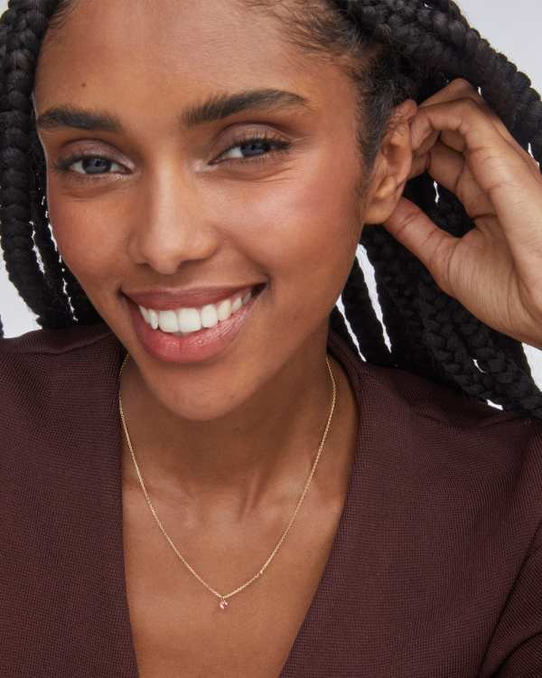 Maisie 18k Gold Vermeil October Pendant Necklace - alternate view