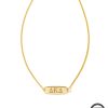 Delta Kappa Delta Pendant Necklace in 18k Gold Vermeil