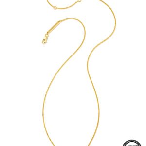 Delta Kappa Delta Pendant Necklace in 18k Gold Vermeil - alternate view