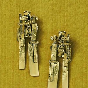 Holland Vintage Gold Statement Earrings - view 2
