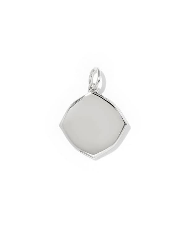 Metal Compass Sterling Silver Charm - alternate view