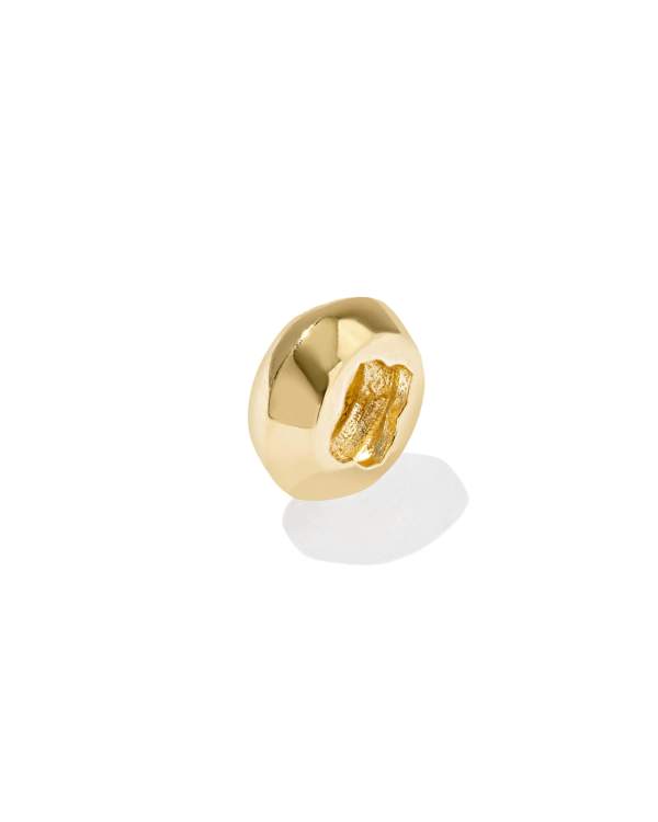Metal 18k Gold Vermeil Spacer Charm