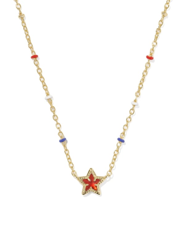 Mini Cassidy Gold Short Pendant Necklace