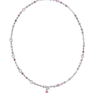Mini Elisa Abbie Silver Convertible Strand Necklace - alternate view
