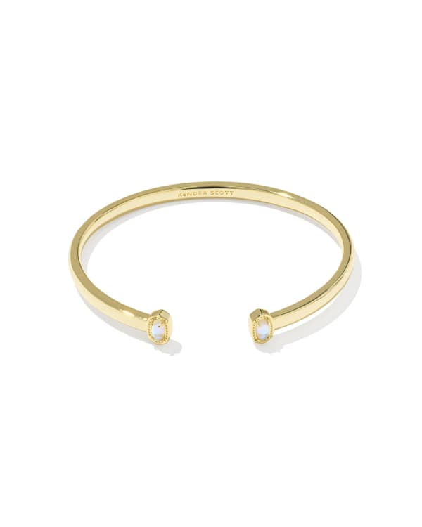 Mini Elton Gold Cuff Bracelet - view 2