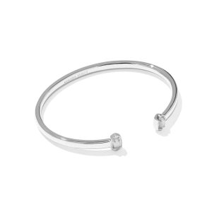 Mini Elton Silver Cuff Bracelet