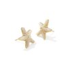 Parker Starfish Gold Stud Earrings