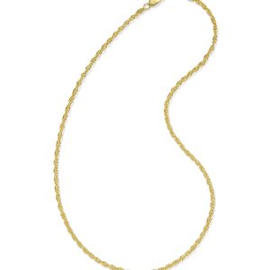 Ryan 20" Rope Chain Necklace in 18k Gold Vermeil