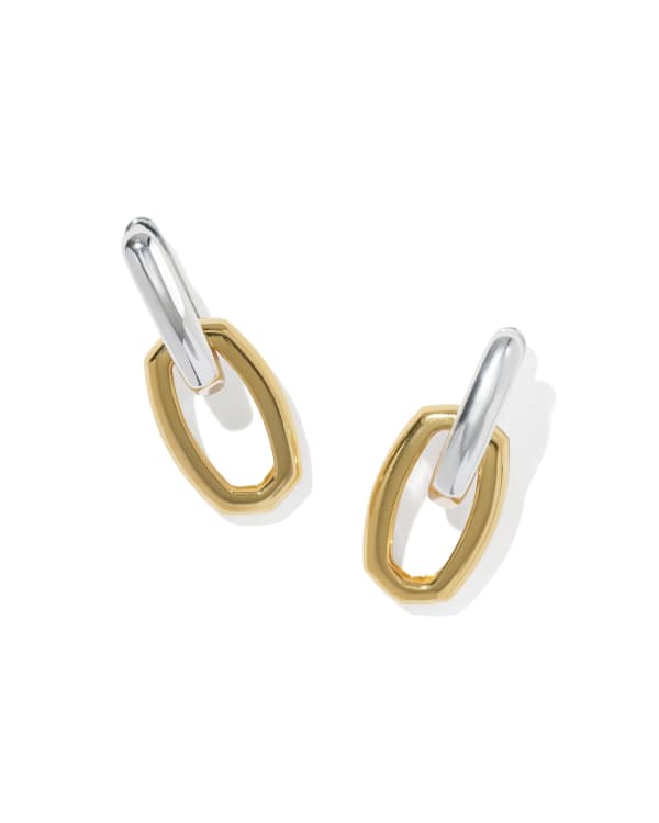 Ryleigh Wide Convertible Mixed Metal Earrings