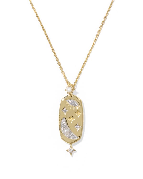 Skye Celestial 18k Yellow Gold Vermeil Pendant Necklace